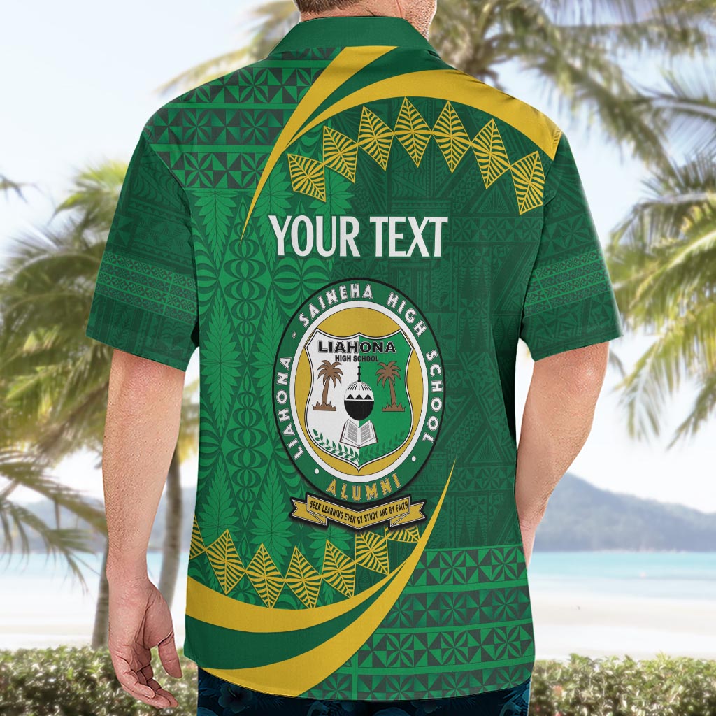Personalised Tonga Liahona-Saineha High School Hawaiian Shirt Happy 76 Years Anniversary LT14 - Polynesian Pride