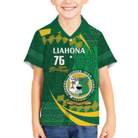 Personalised Tonga Liahona-Saineha High School Hawaiian Shirt Happy 76 Years Anniversary LT14 - Polynesian Pride