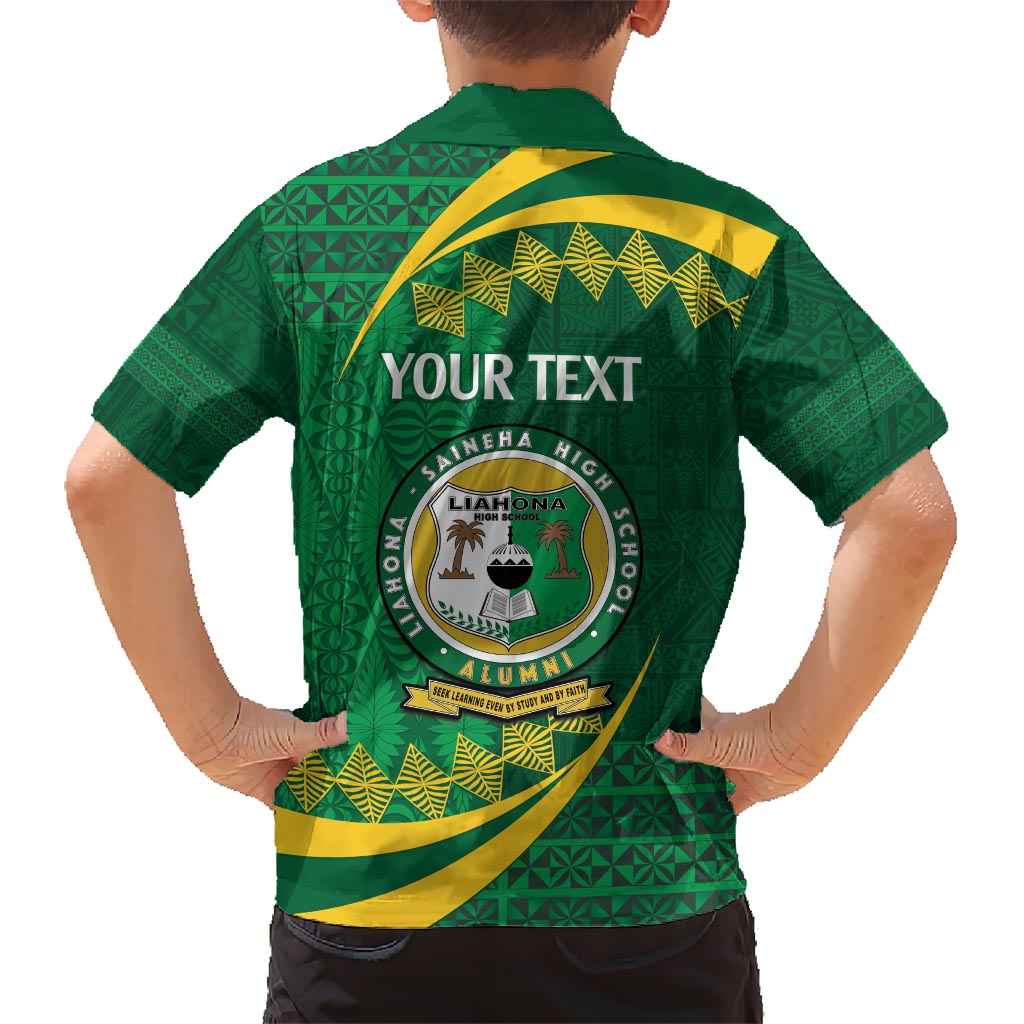Personalised Tonga Liahona-Saineha High School Hawaiian Shirt Happy 76 Years Anniversary LT14 - Polynesian Pride