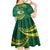 Personalised Tonga Liahona-Saineha High School Kid Short Sleeve Dress Happy 76 Years Anniversary