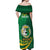 Personalised Tonga Liahona-Saineha High School Off Shoulder Maxi Dress Happy 76 Years Anniversary