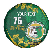 Personalised Tonga Liahona-Saineha High School Spare Tire Cover Happy 76 Years Anniversary LT14 - Polynesian Pride