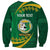 Personalised Tonga Liahona-Saineha High School Sweatshirt Happy 76 Years Anniversary