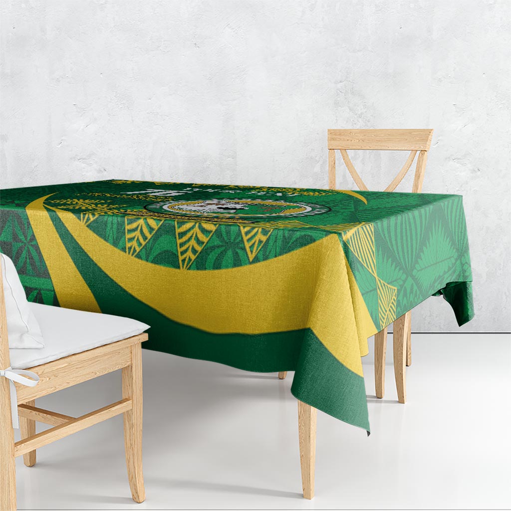 Personalised Tonga Liahona-Saineha High School Tablecloth Happy 76 Years Anniversary LT14 - Polynesian Pride