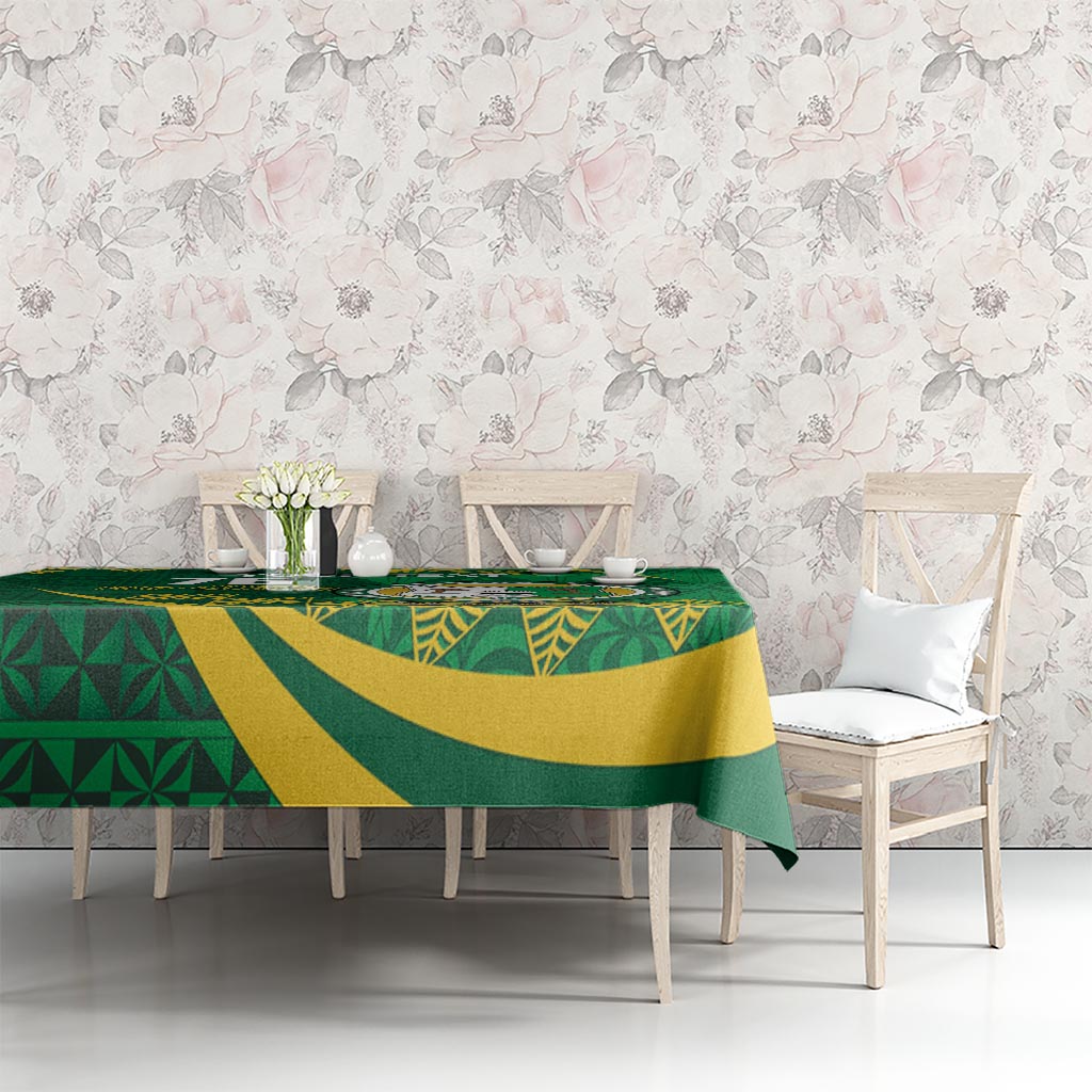 Personalised Tonga Liahona-Saineha High School Tablecloth Happy 76 Years Anniversary LT14 - Polynesian Pride