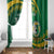 Personalised Tonga Liahona-Saineha High School Window Curtain Happy 76 Years Anniversary