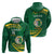 Personalised Tonga Liahona-Saineha High School Zip Hoodie Happy 76 Years Anniversary