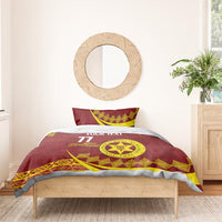 Personalised Tonga High School Bedding Set Happy 77 Years Anniversary LT14 - Polynesian Pride