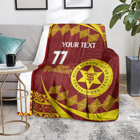 Personalised Tonga High School Blanket Happy 77 Years Anniversary LT14 - Polynesian Pride
