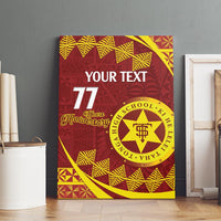 Personalised Tonga High School Canvas Wall Art Happy 77 Years Anniversary LT14 - Polynesian Pride