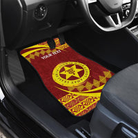 Personalised Tonga High School Car Mats Happy 77 Years Anniversary LT14 - Polynesian Pride