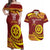 Personalised Tonga High School Couples Matching Off Shoulder Maxi Dress and Hawaiian Shirt Happy 77 Years Anniversary