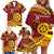 Personalised Tonga High School Family Matching Off Shoulder Short Dress and Hawaiian Shirt Happy 77 Years Anniversary