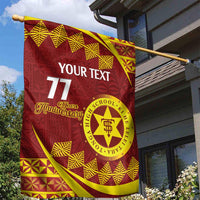 Personalised Tonga High School Garden Flag Happy 77 Years Anniversary LT14 - Polynesian Pride