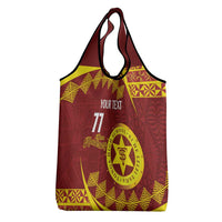 Personalised Tonga High School Grocery Bag Happy 77 Years Anniversary LT14 - Polynesian Pride
