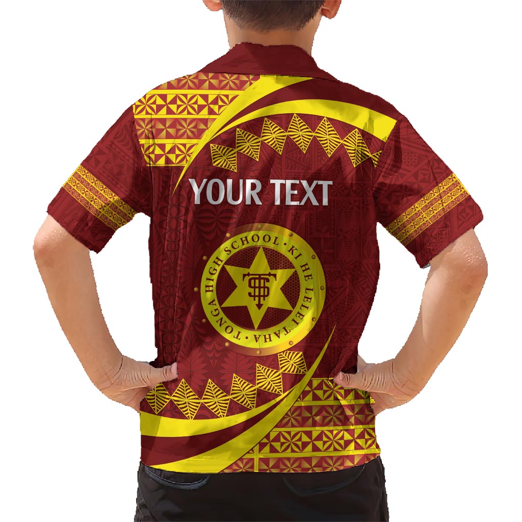 Personalised Tonga High School Hawaiian Shirt Happy 77 Years Anniversary LT14 - Polynesian Pride