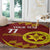 Personalised Tonga High School Round Carpet Happy 77 Years Anniversary