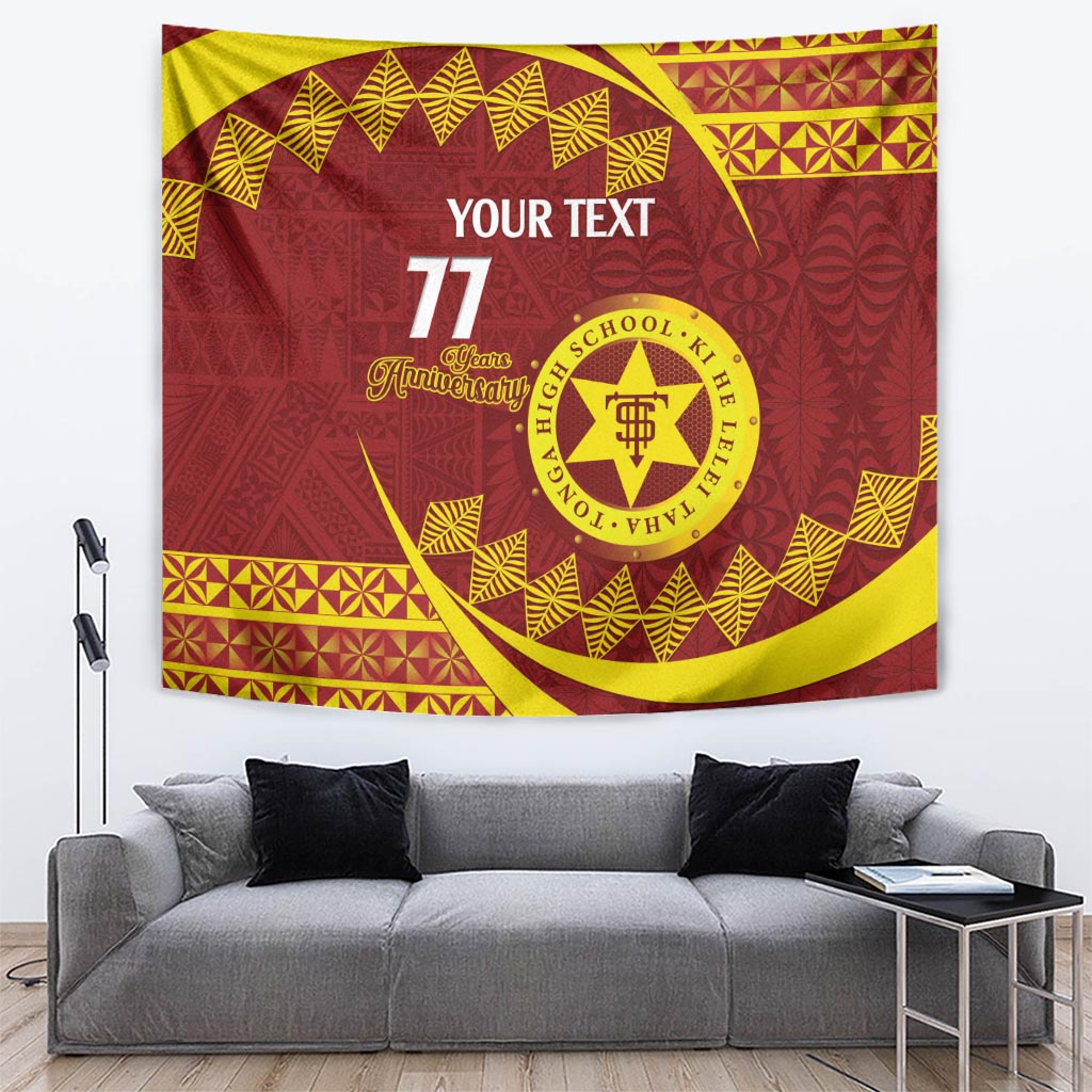 Personalised Tonga High School Tapestry Happy 77 Years Anniversary