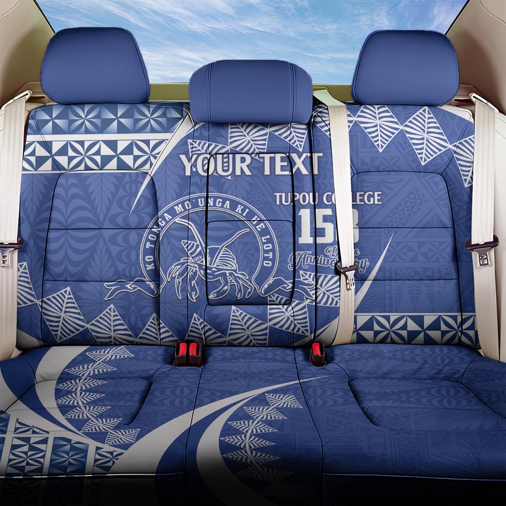 Personalised Tonga Tupou College Toloa Back Car Seat Cover Happy 158 Years Anniversary