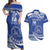 Personalised Tonga Tupou College Toloa Couples Matching Off Shoulder Maxi Dress and Hawaiian Shirt Happy 158 Years Anniversary