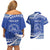 Personalised Tonga Tupou College Toloa Couples Matching Off Shoulder Short Dress and Hawaiian Shirt Happy 158 Years Anniversary