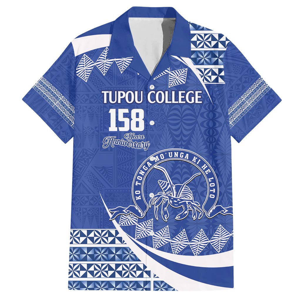 Personalised Tonga Tupou College Toloa Hawaiian Shirt Happy 158 Years Anniversary