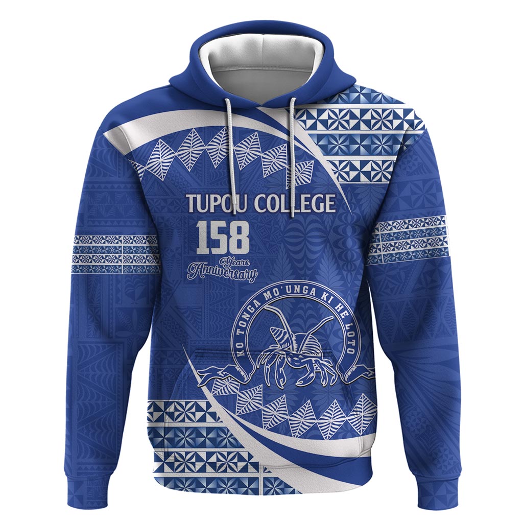 Personalised Tonga Tupou College Toloa Hoodie Happy 158 Years Anniversary