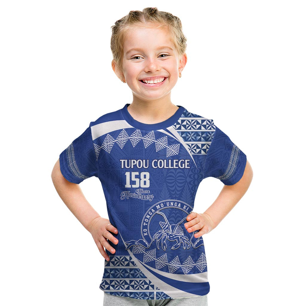 Personalised Tonga Tupou College Toloa Kid T Shirt Happy 158 Years Anniversary