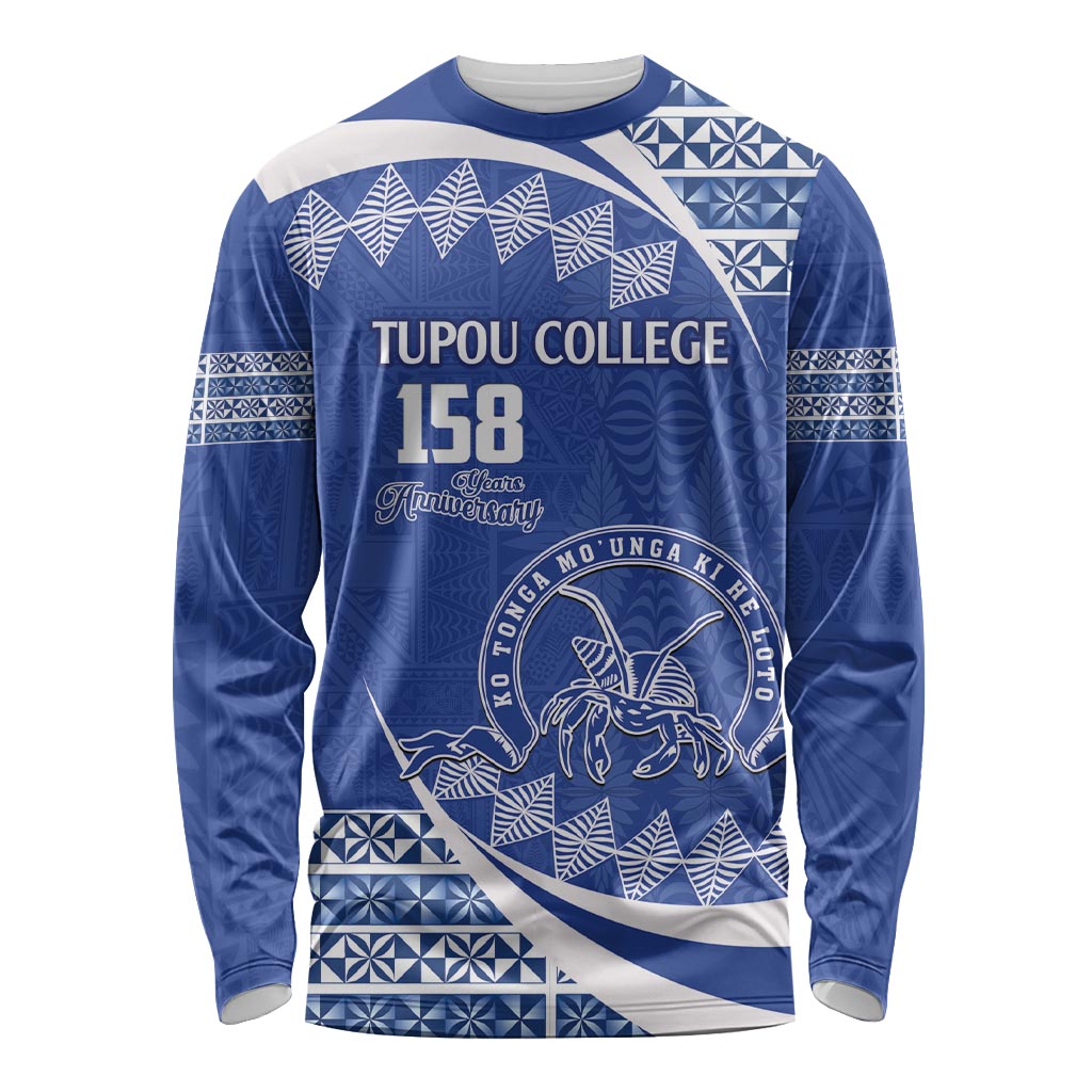 Personalised Tonga Tupou College Toloa Long Sleeve Shirt Happy 158 Years Anniversary