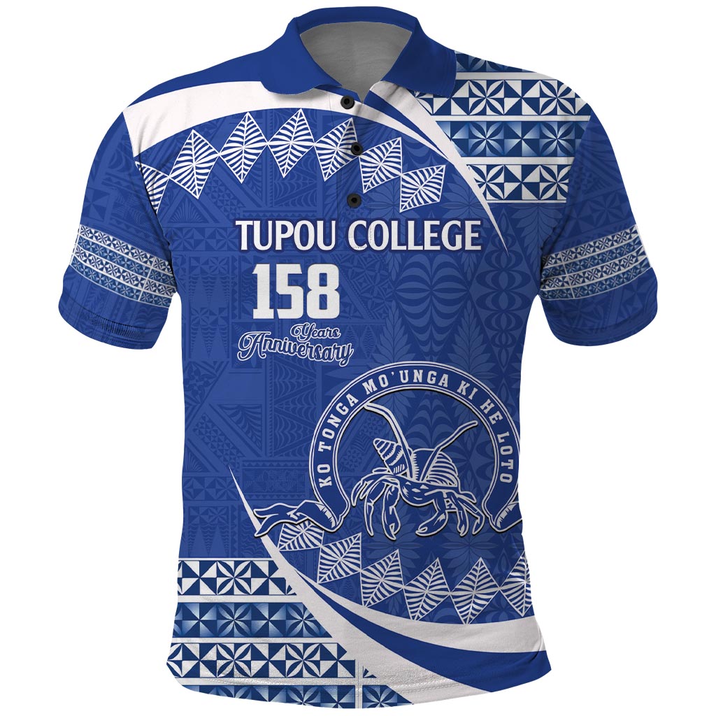 Personalised Tonga Tupou College Toloa Polo Shirt Happy 158 Years Anniversary