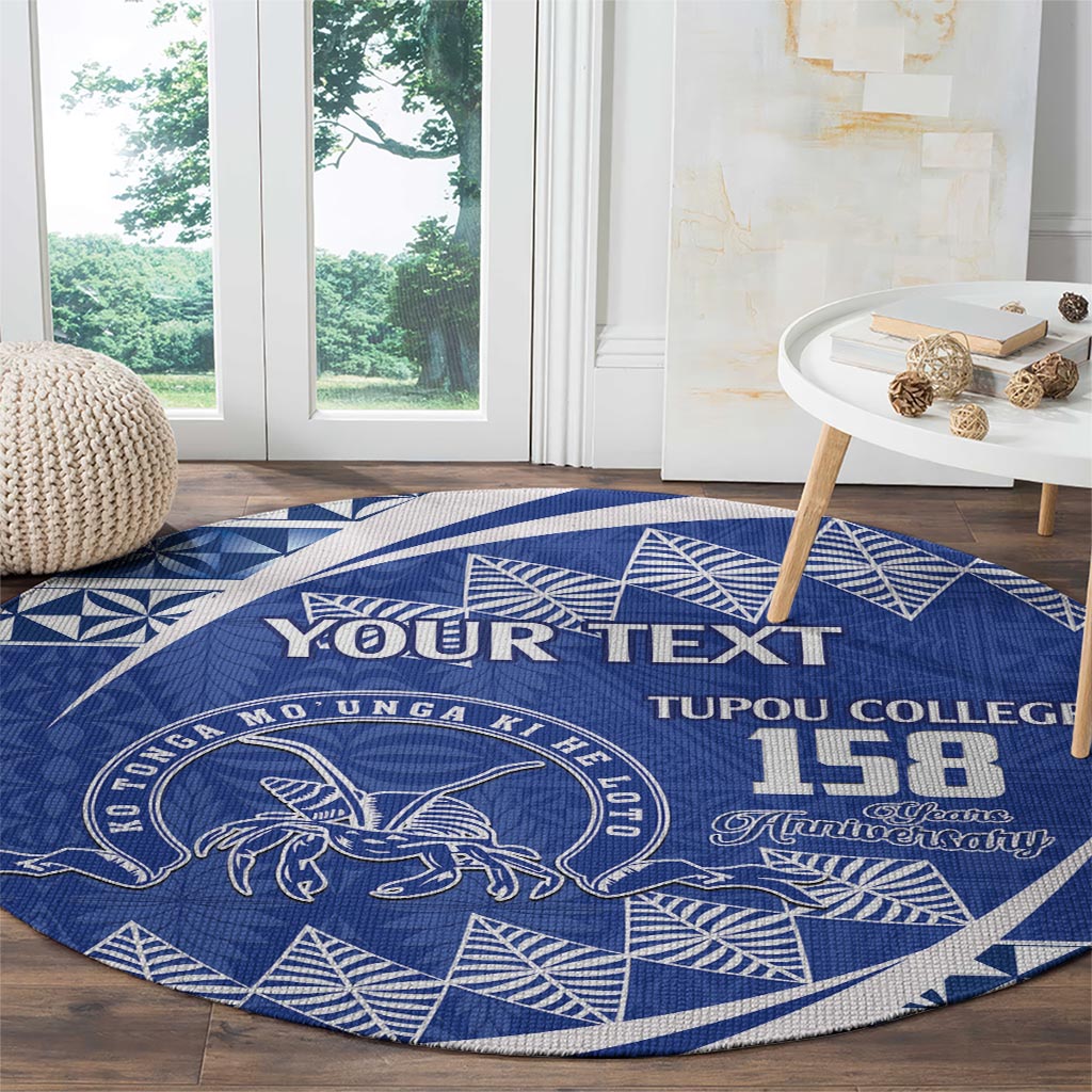 Personalised Tonga Tupou College Toloa Round Carpet Happy 158 Years Anniversary