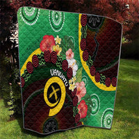 Long God Yumi Stanap Vanuatu Quilt Tropical Flowers Aboriginal Pattern