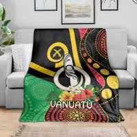 Tamtam Drum Vanuatu Blanket Boar Tusk Aboriginal Flag Style