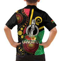 Tamtam Drum Vanuatu Hawaiian Shirt Boar Tusk Aboriginal Flag Style LT14 - Polynesian Pride