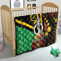 Tamtam Drum Vanuatu Quilt Boar Tusk Aboriginal Flag Style