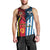 Vanuatu And West Papua Men Tank Top Coat Of Arms Mix Flag Style LT14 - Polynesian Pride