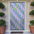 Hawaii Jade Vine Lei Door Cover Aloha Palaka Motif - Purple - Polynesian Pride