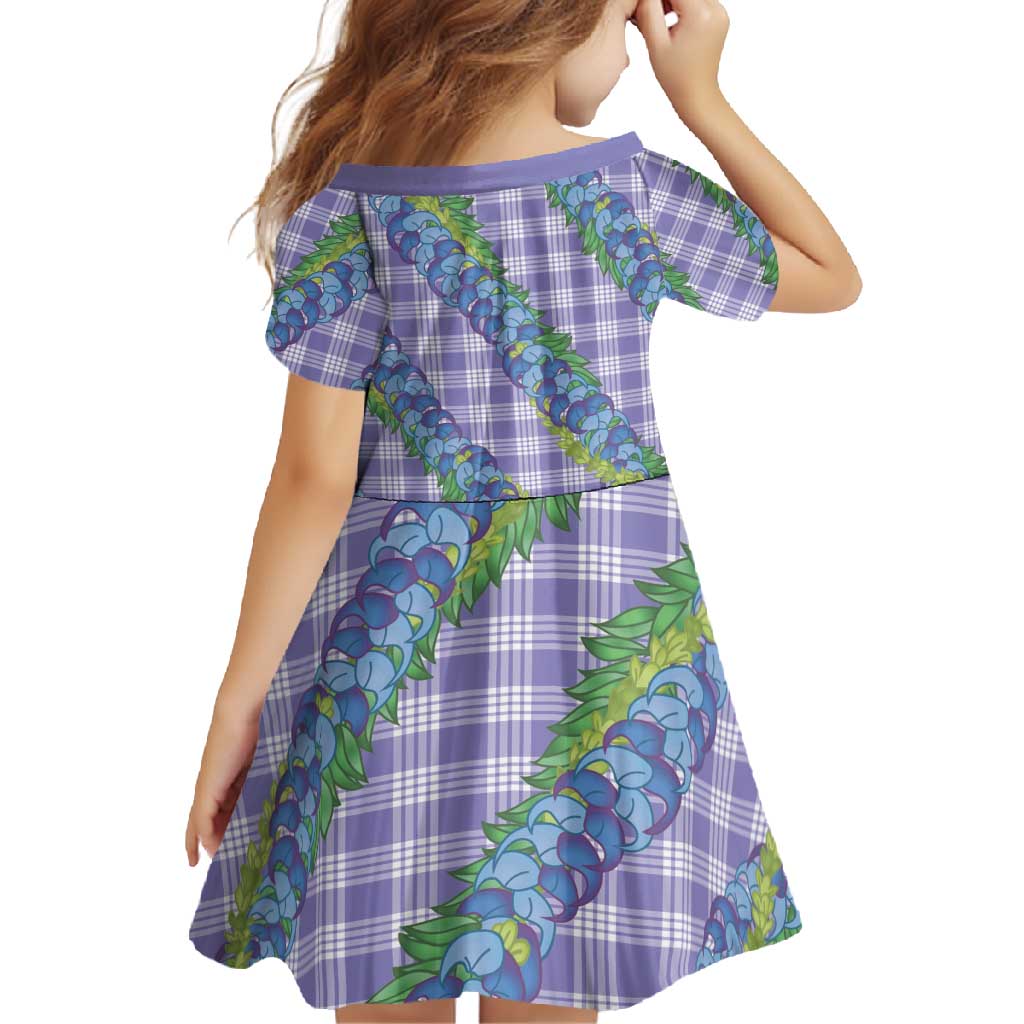 Hawaii Jade Vine Lei Family Matching Off Shoulder Maxi Dress and Hawaiian Shirt Aloha Palaka Motif - Purple - Polynesian Pride