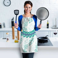 Jade Vine Lei Hawaii Apron Aloha Seamless Tropical Leaves - Polynesian Pride