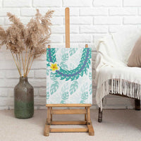 Jade Vine Lei Hawaii Canvas Wall Art Aloha Seamless Tropical Leaves LT14 - Polynesian Pride