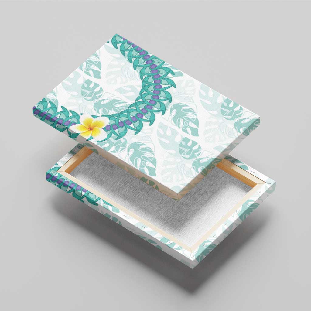 Jade Vine Lei Hawaii Canvas Wall Art Aloha Seamless Tropical Leaves LT14 - Polynesian Pride