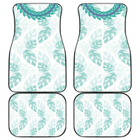 Jade Vine Lei Hawaii Car Mats Aloha Seamless Tropical Leaves - Polynesian Pride