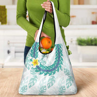 Jade Vine Lei Hawaii Grocery Bag Aloha Seamless Tropical Leaves LT14 - Polynesian Pride