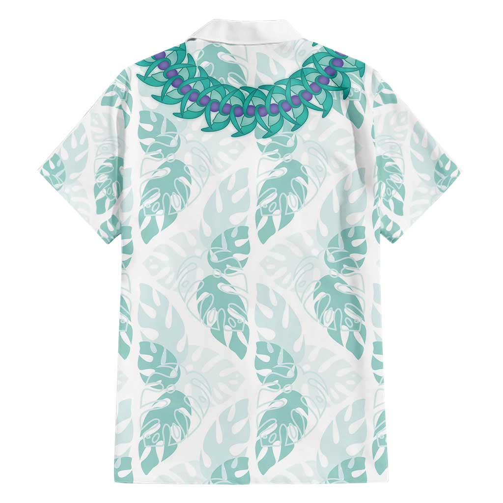Jade Vine Lei Hawaii Hawaiian Shirt Aloha Seamless Tropical Leaves - Polynesian Pride