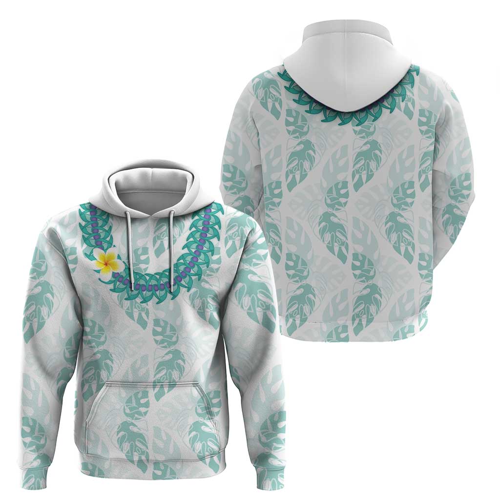 Jade Vine Lei Hawaii Hoodie Aloha Seamless Tropical Leaves - Polynesian Pride