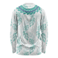 Jade Vine Lei Hawaii Long Sleeve Shirt Aloha Seamless Tropical Leaves LT14 - Polynesian Pride