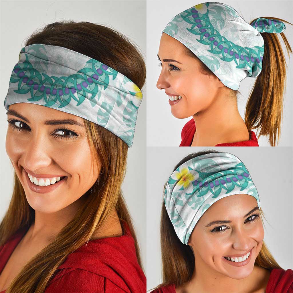 Jade Vine Lei Hawaii Neck Gaiter Aloha Seamless Tropical Leaves - Polynesian Pride