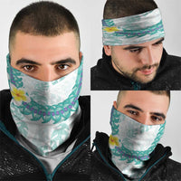 Jade Vine Lei Hawaii Neck Gaiter Aloha Seamless Tropical Leaves - Polynesian Pride