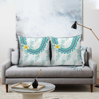Jade Vine Lei Hawaii Pillow Cover Aloha Seamless Tropical Leaves - Polynesian Pride