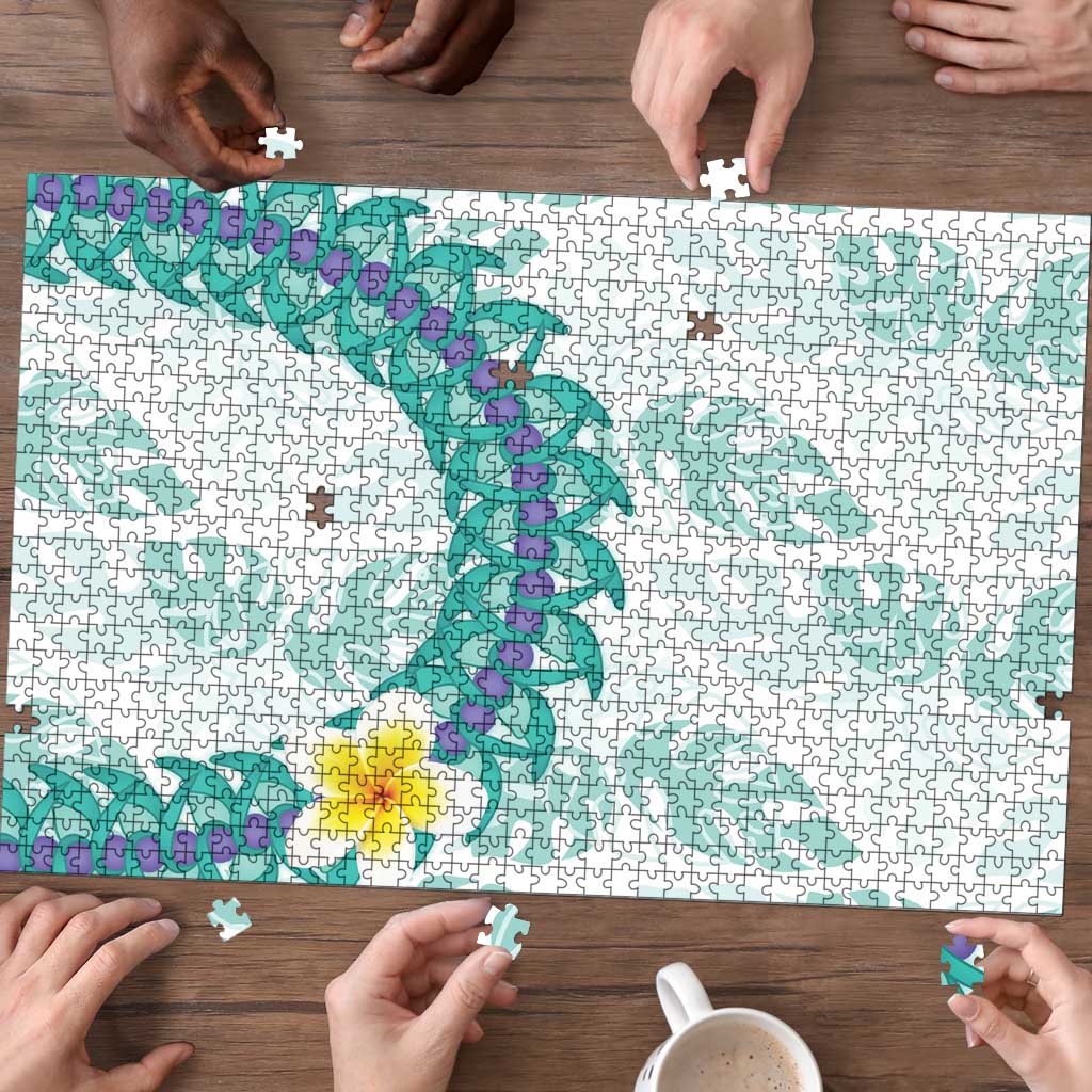 Jade Vine Lei Hawaii Puzzle Aloha Seamless Tropical Leaves LT14 - Polynesian Pride